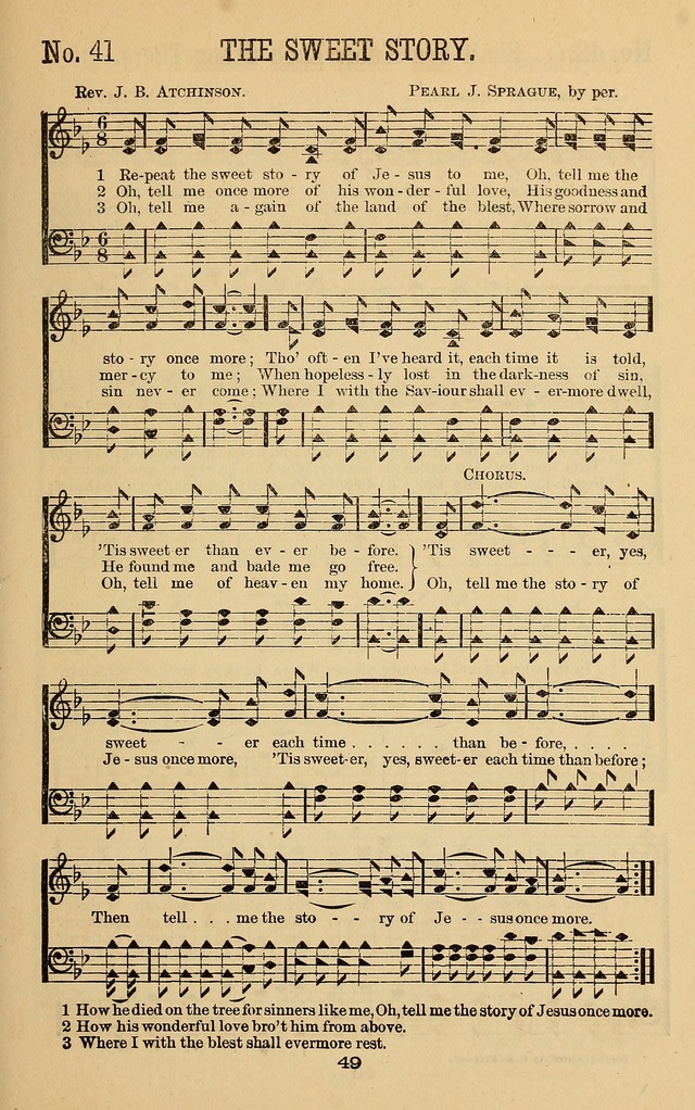 Pure Songs for Sunday-Schools page 56