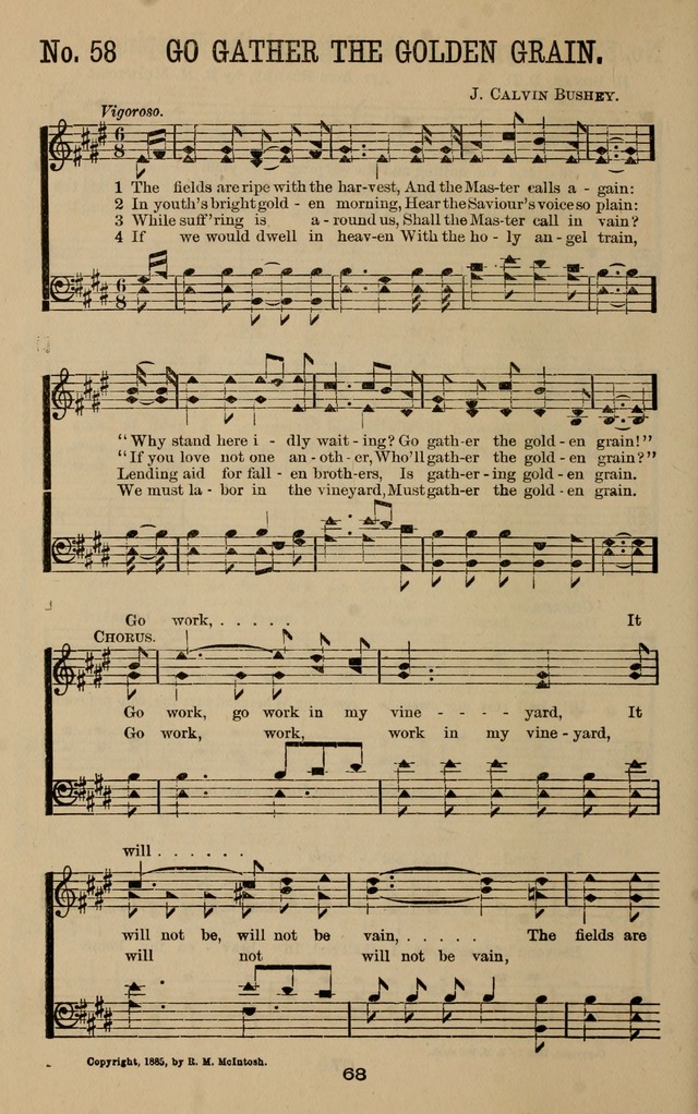 Pure Songs for Sunday-Schools page 75