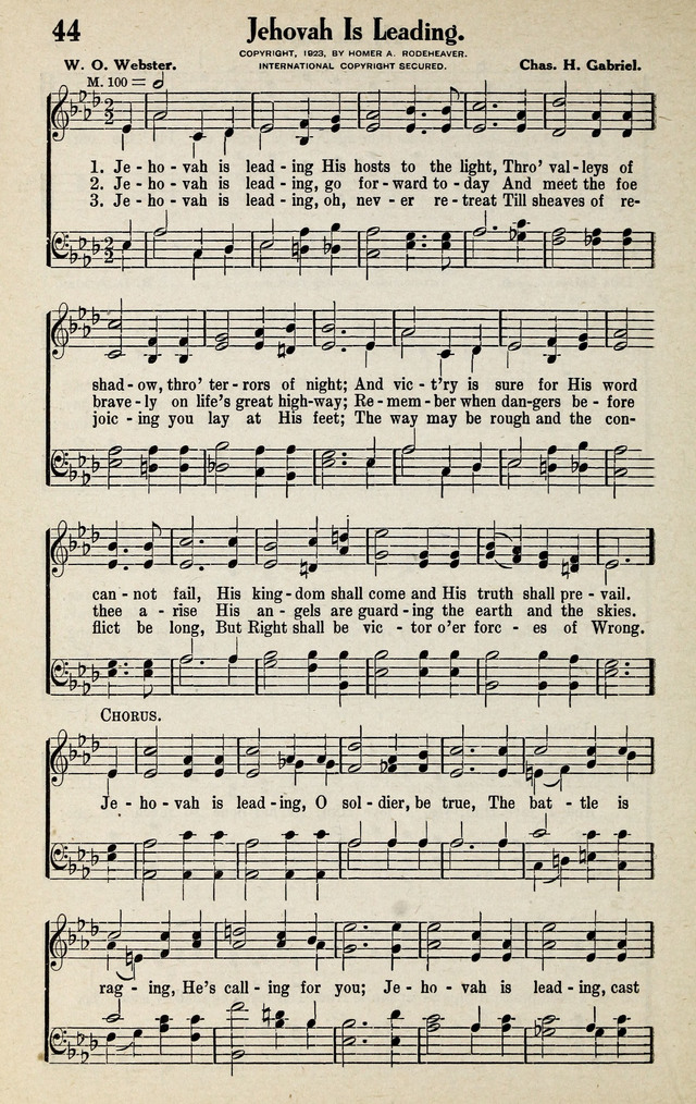 Progressive Sunday School Songs page 44