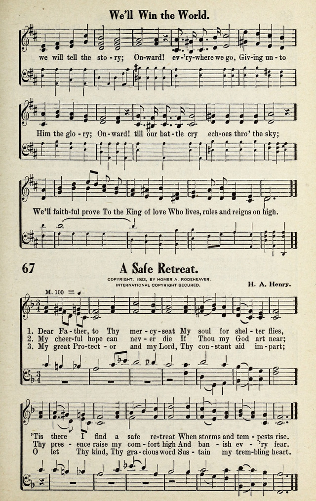 Progressive Sunday School Songs page 67