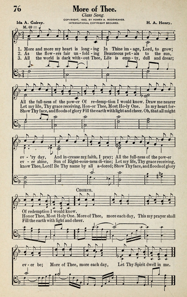 Progressive Sunday School Songs page 76