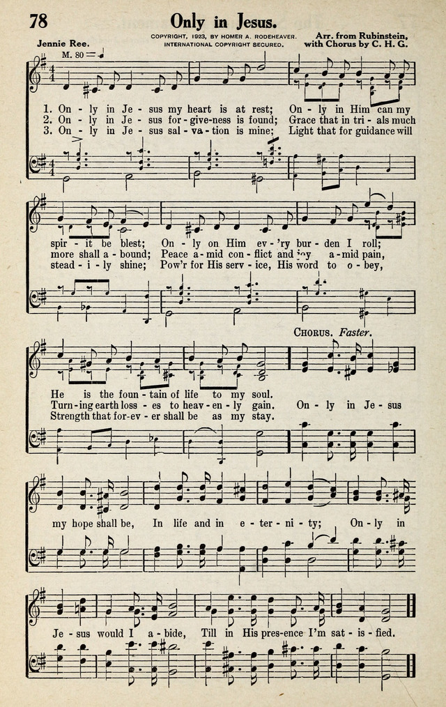 Progressive Sunday School Songs page 78