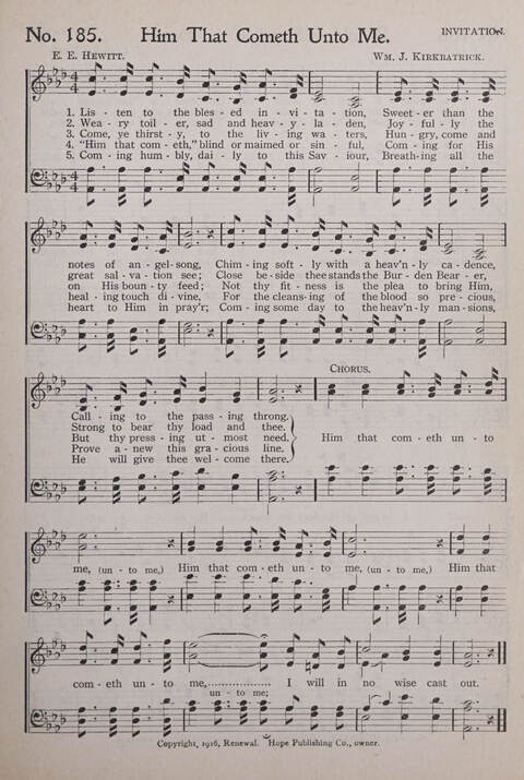 Praise and Service Songs for Sunday Schools page 161