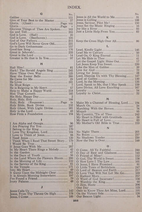 Praise and Service Songs for Sunday Schools page 233