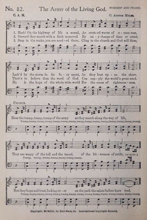 Praise and Service Songs for Sunday Schools page 78