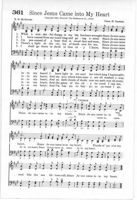 Praise and Worship: a gospel hymnal page 347