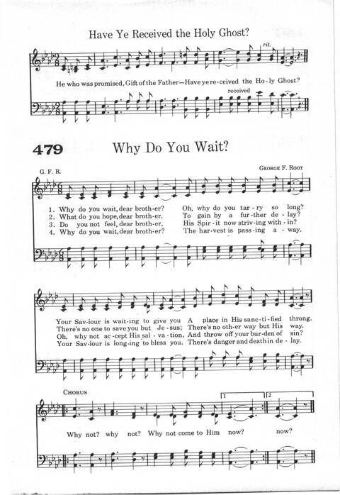 Praise and Worship: a gospel hymnal page 458