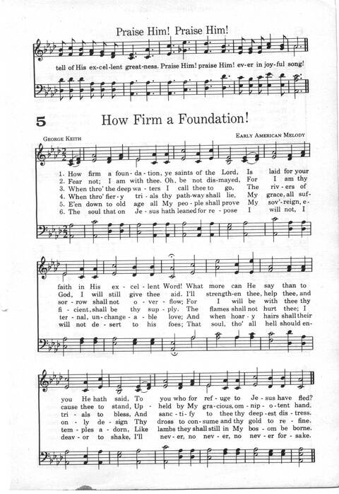 Praise and Worship: a gospel hymnal page 5