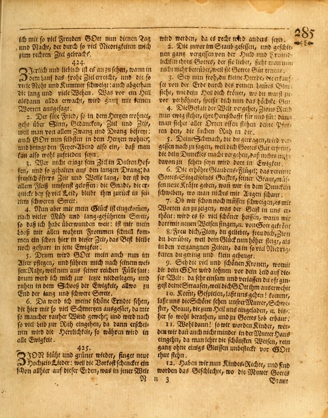Paradisisches Wunder-Spiel: welches sich in diesen letzen zeiten und tagen in denen abend, ländischen welt-theisen, als en vorspiel der nemen welt hervorgethan page 293