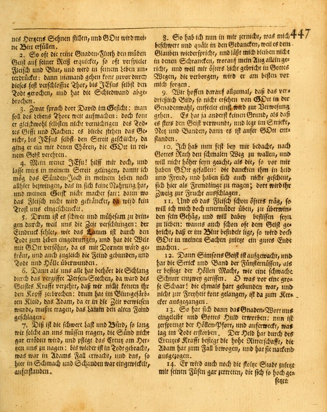 Paradisisches Wunder-Spiel: welches sich in diesen letzen zeiten und tagen in denen abend, ländischen welt-theisen, als en vorspiel der nemen welt hervorgethan page 455
