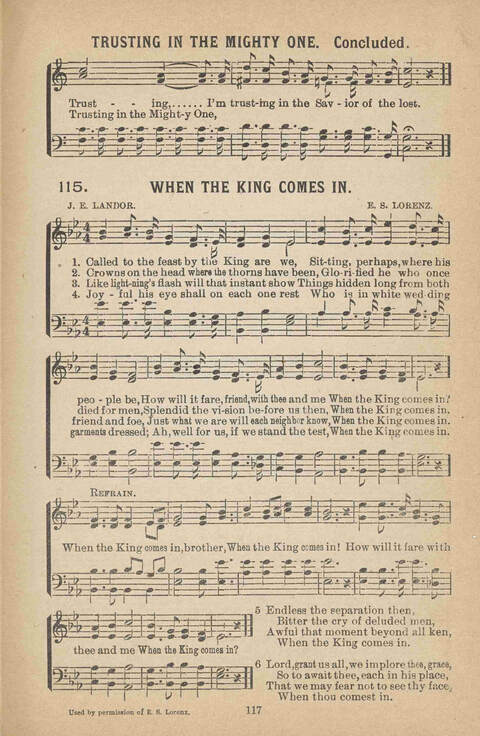 Praise Ye: a collection of sacred songs page 117