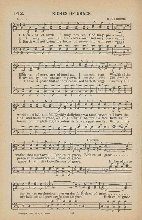 Praise Ye: a collection of sacred songs page 144