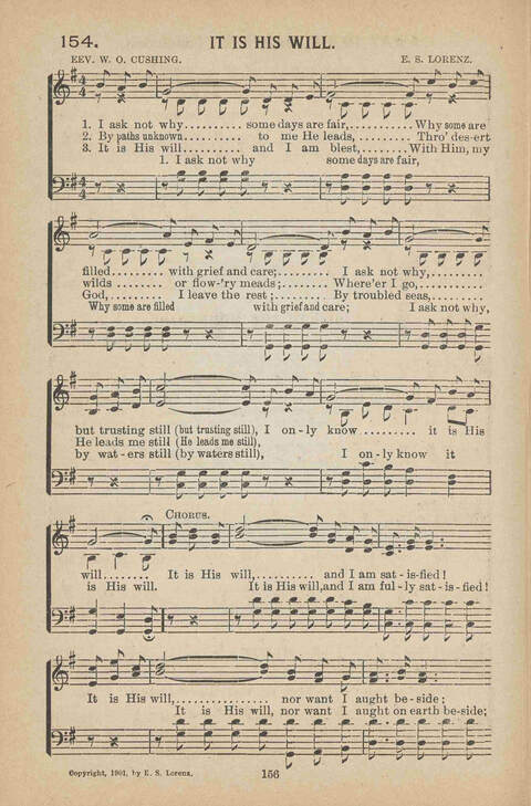 Praise Ye: a collection of sacred songs page 156