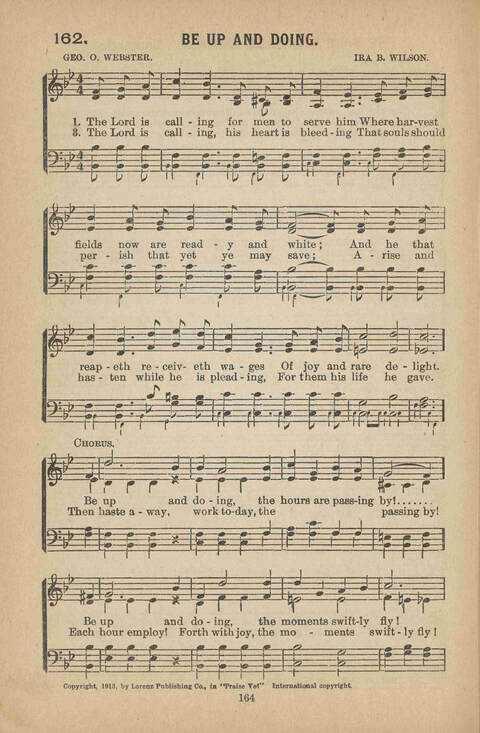 Praise Ye: a collection of sacred songs page 164