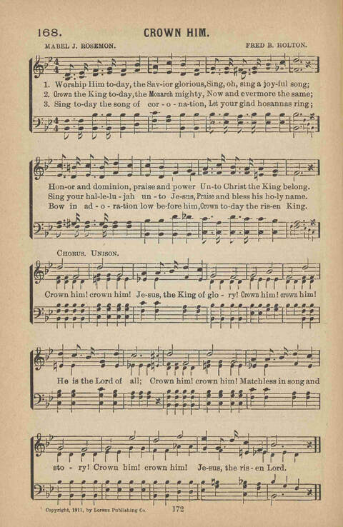 Praise Ye: a collection of sacred songs page 172