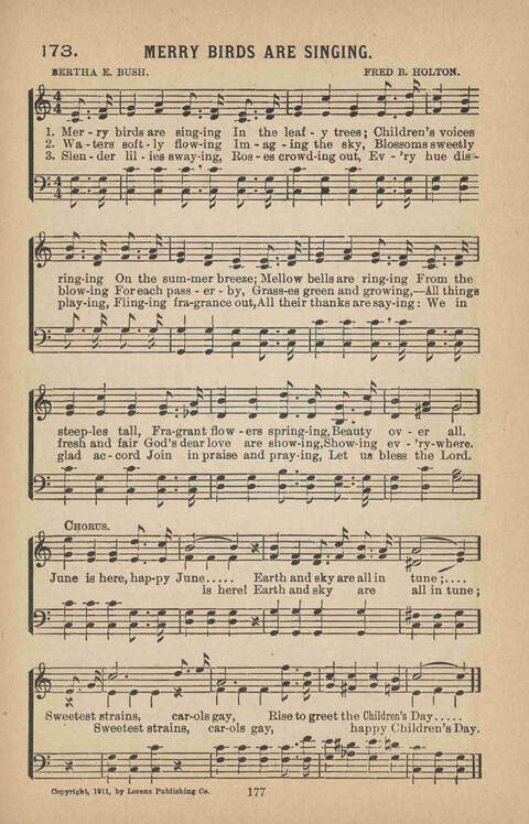 Praise Ye: a collection of sacred songs page 177