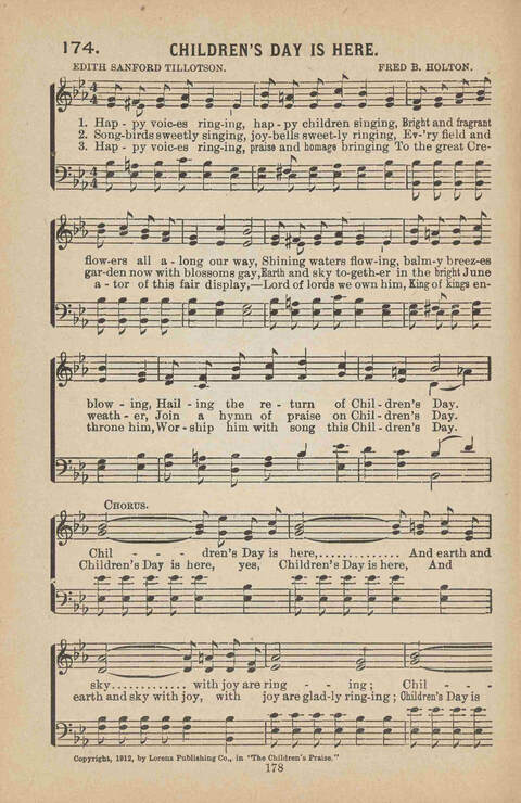 Praise Ye: a collection of sacred songs page 178