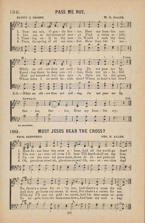 Praise Ye: a collection of sacred songs page 187