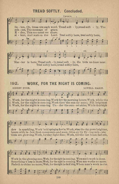 Praise Ye: a collection of sacred songs page 189
