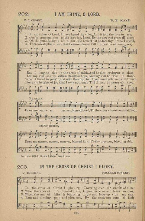 Praise Ye: a collection of sacred songs page 194