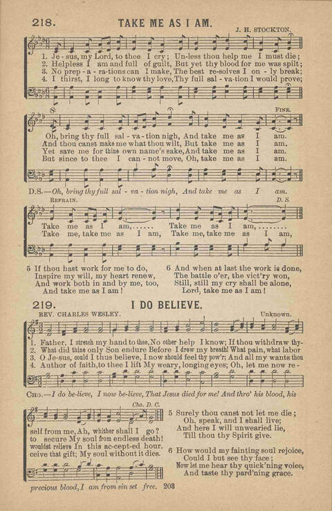 Praise Ye: a collection of sacred songs page 203