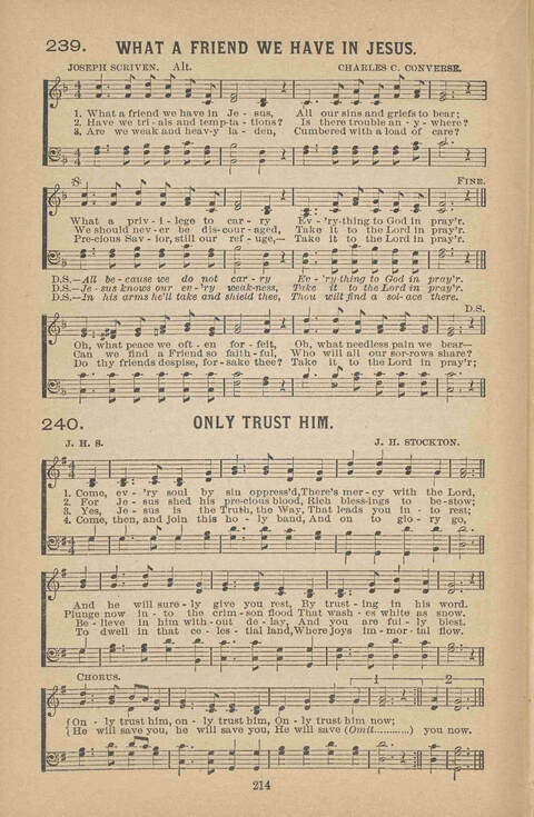 Praise Ye: a collection of sacred songs page 214
