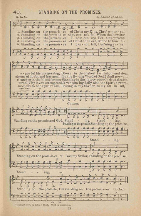 Praise Ye: a collection of sacred songs page 45