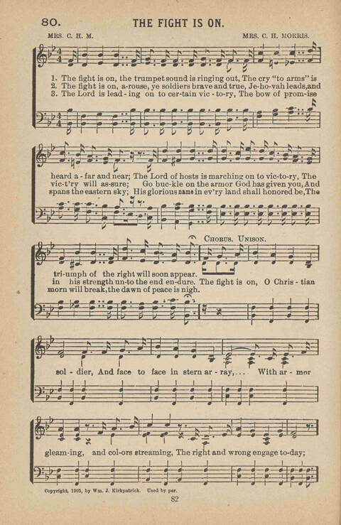 Praise Ye: a collection of sacred songs page 82