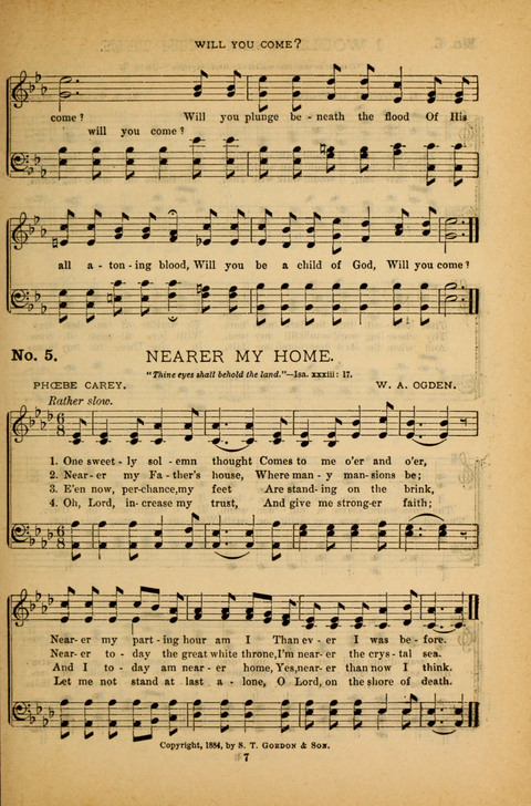 Pearls of Gospel Song: for gospel workers. a choice collection of hymns and tunes page 7
