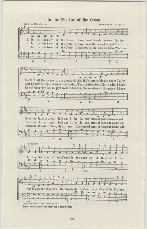 Radio Songs and Choruses of the Gospel No. 1 page 20