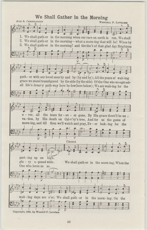 Radio Songs and Choruses of the Gospel No. 1 page 38