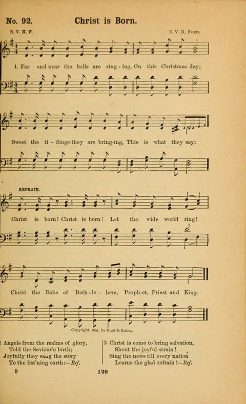Recitations Song and Story: for Sunday and day schools, primary and intermediate Departments page 129