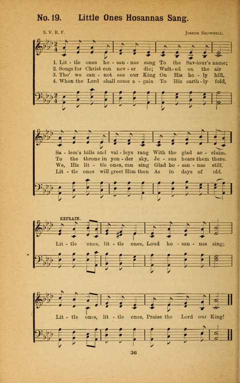 Recitations Song and Story: for Sunday and day schools, primary and intermediate Departments page 36