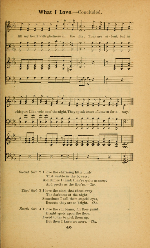 Recitations Song and Story: for Sunday and day schools, primary and intermediate Departments page 45