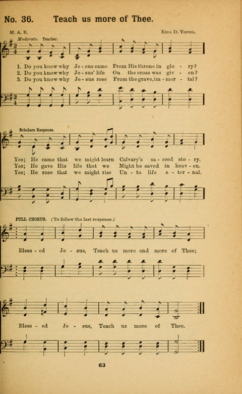 Recitations Song and Story: for Sunday and day schools, primary and intermediate Departments page 63
