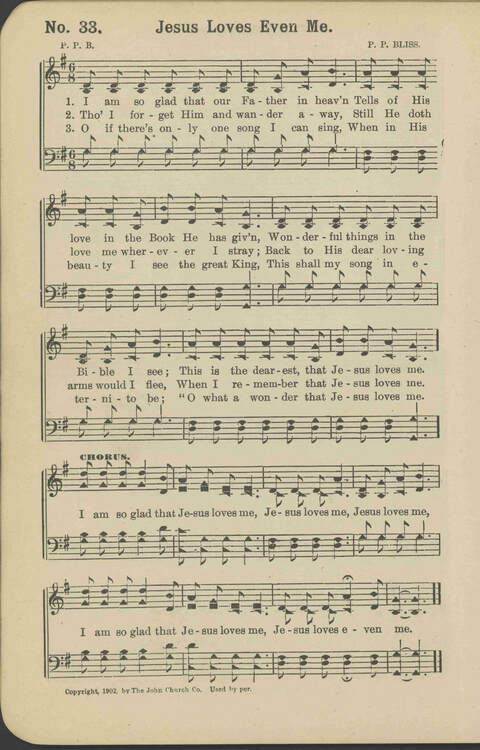 Revival Tidings: a superb collection of gospel songs suitabe for the Sunday-School, Church and Revival page 32