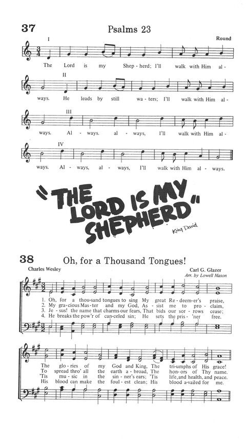 Reasons to Sing: a songbook for youth today page 57