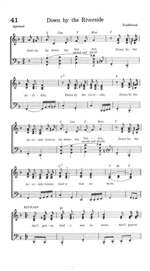Reasons to Sing: a songbook for youth today page 61