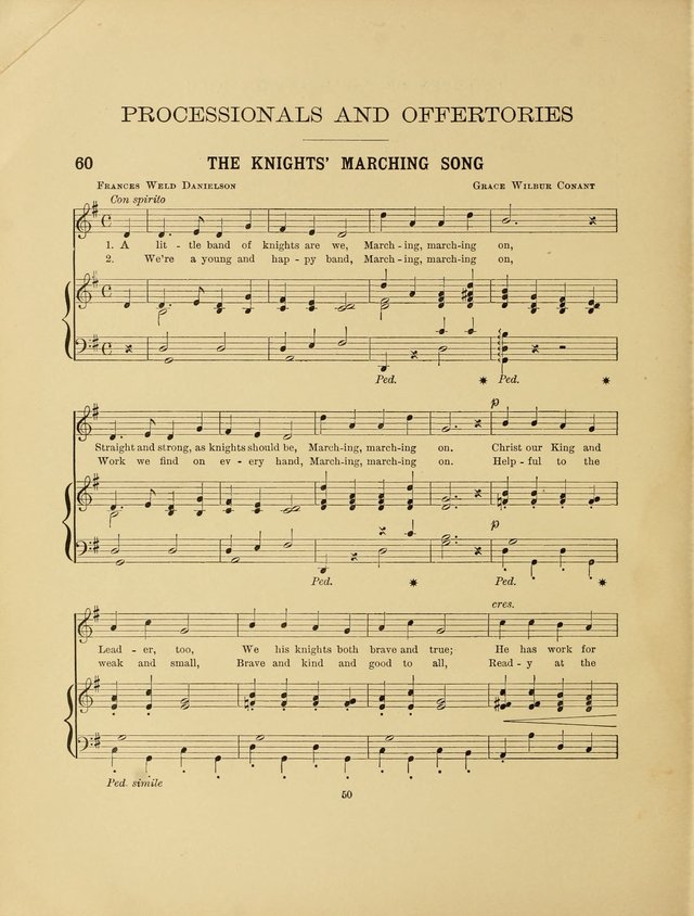 Songs for Little People: for use in Sunday-School, the kindergarten and the home page 52