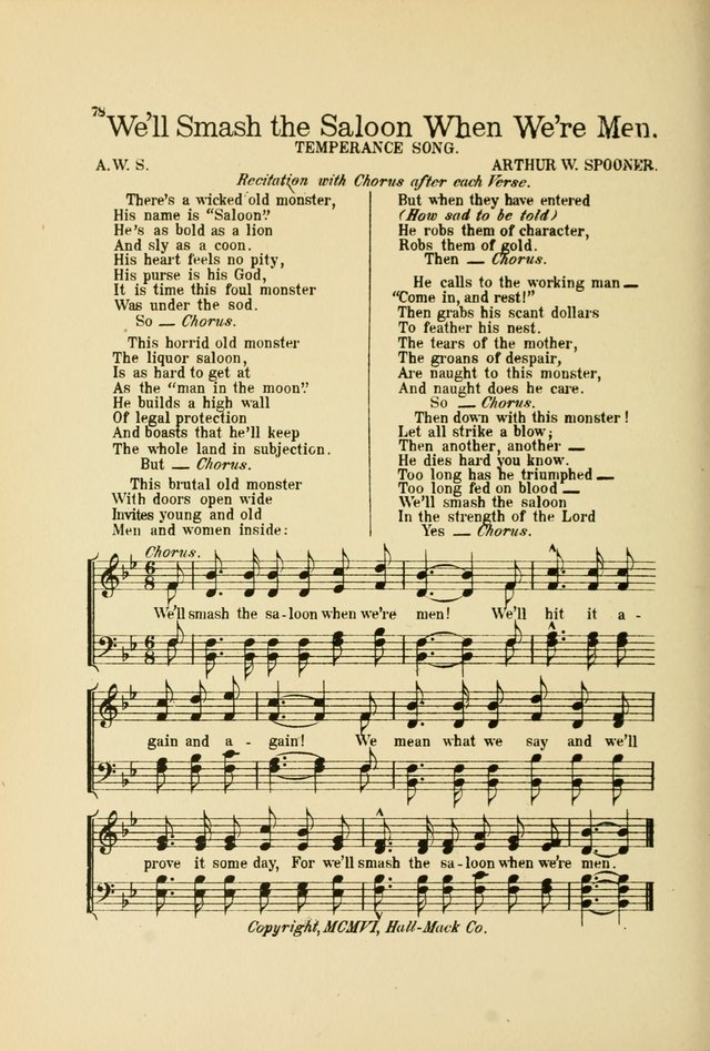 Songs for Little Singers: A Collection of easy pieces for Beginners and Primary Departments of the Sunday School and for use at home page 78