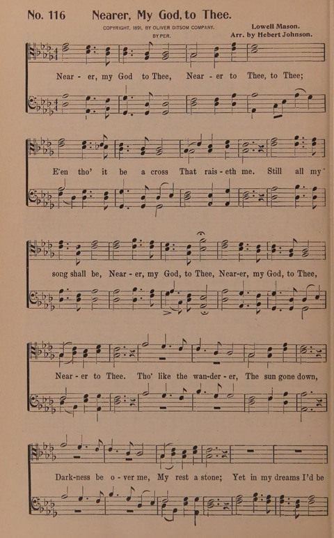 Songs for Men: A Collection of Gospel Songs for Male Quartets and Choruses page 116
