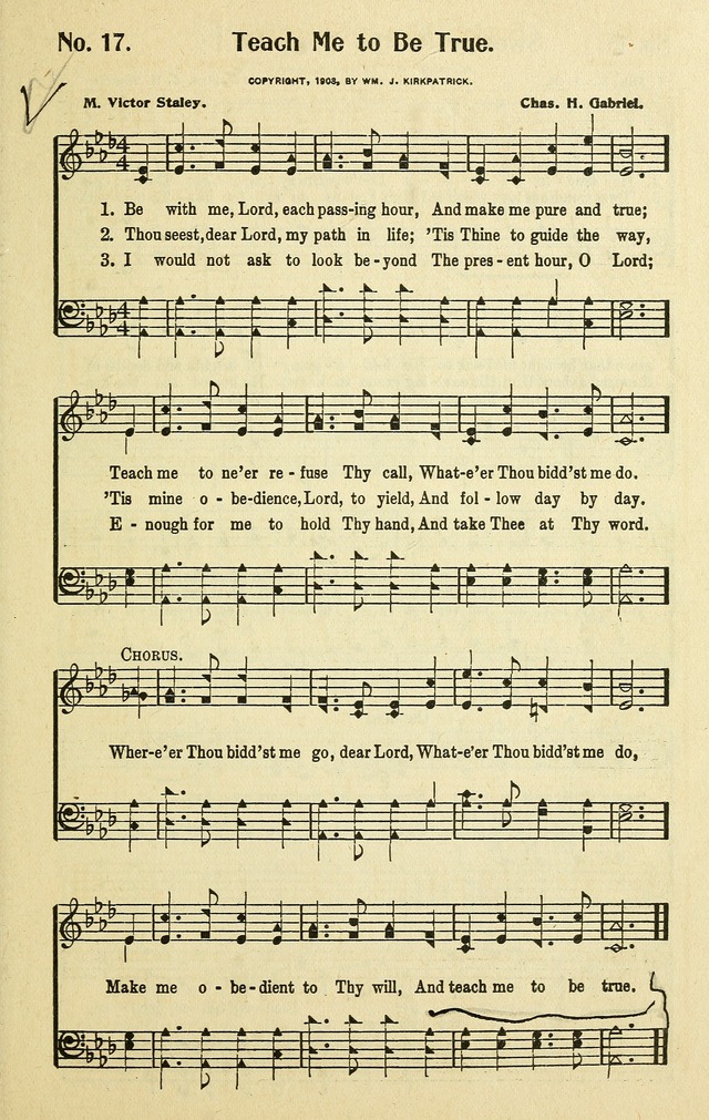 Songs for the Sunday School page 17
