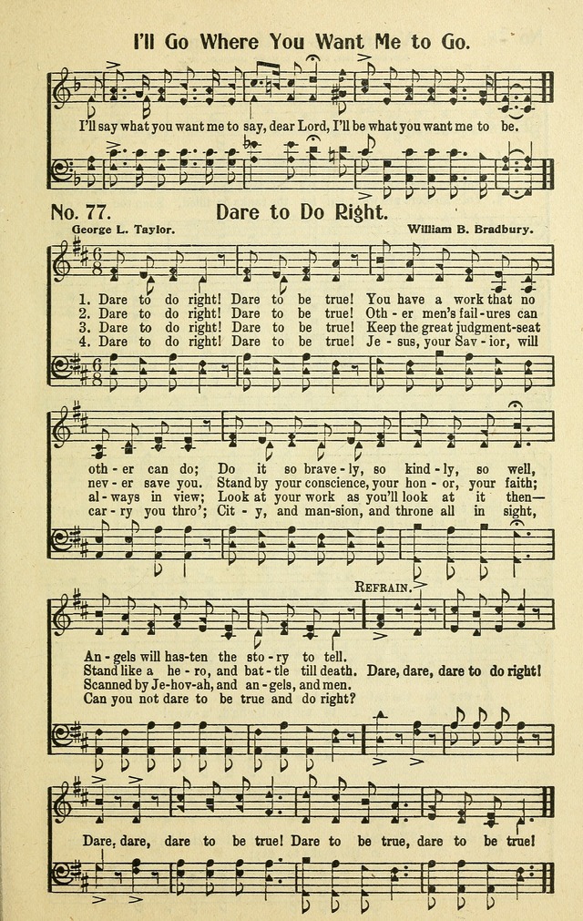 Songs for the Sunday School page 71