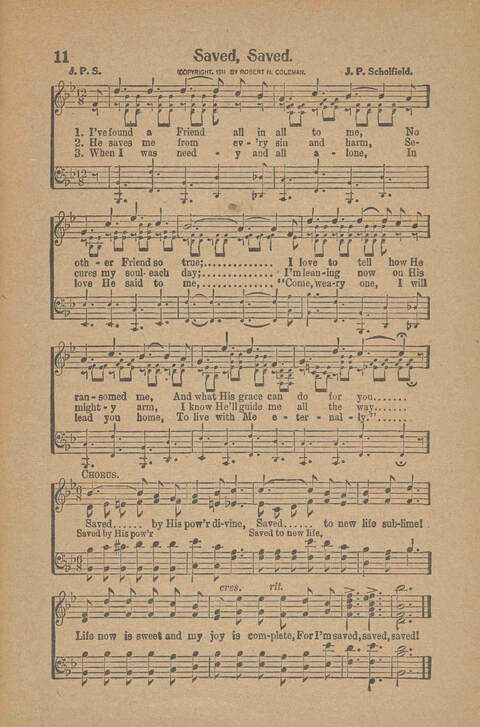 Songs for Soul-winning: for the Ohio Christian Endeavor Union page 11