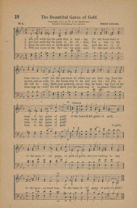 Songs for Soul-winning: for the Ohio Christian Endeavor Union page 19