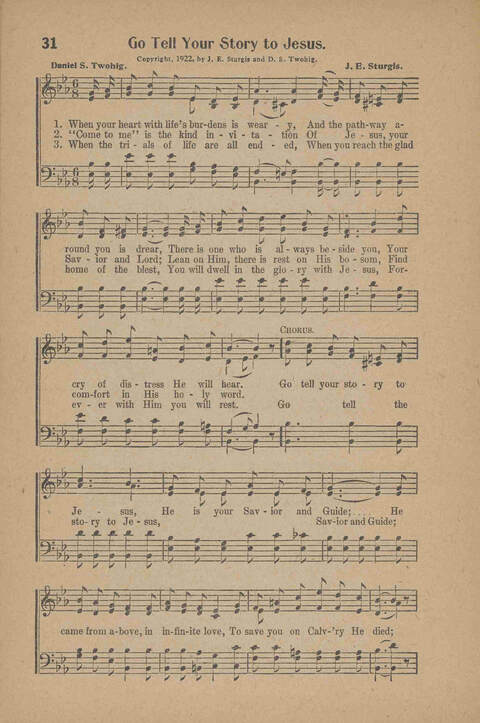 Songs for Soul-winning: for the Ohio Christian Endeavor Union page 30