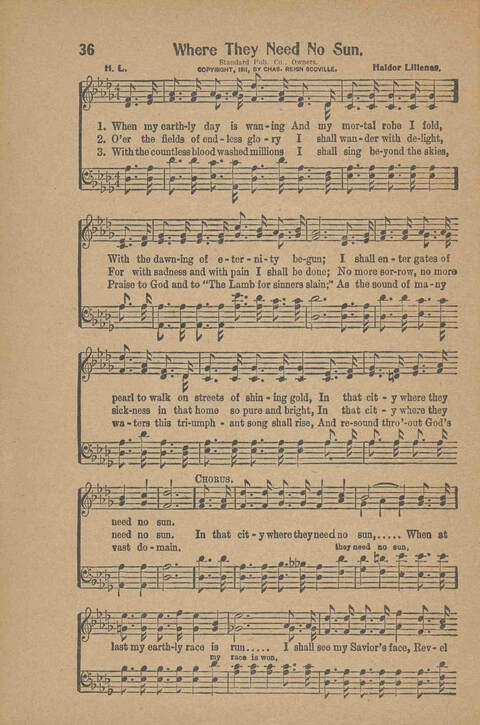 Songs for Soul-winning: for the Ohio Christian Endeavor Union page 36