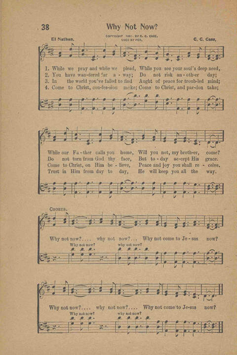 Songs for Soul-winning: for the Ohio Christian Endeavor Union page 38