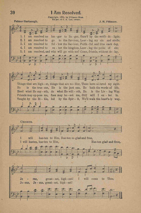 Songs for Soul-winning: for the Ohio Christian Endeavor Union page 39
