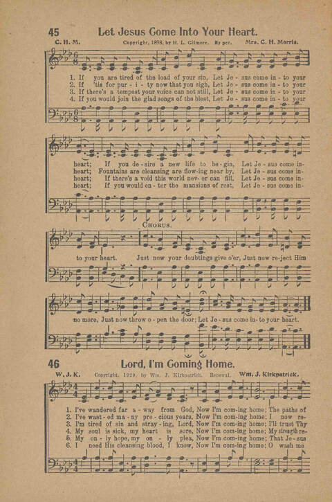 Songs for Soul-winning: for the Ohio Christian Endeavor Union page 44